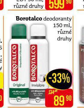 Teta Borotalco deodorant nabídka