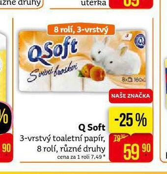 Teta Q soft toaletní papír nabídka