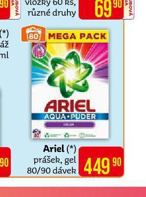 Teta Ariel prací prostředek nabídka
