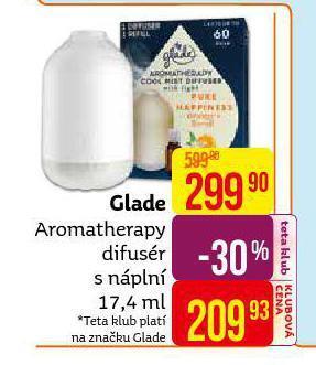 Teta Glade aromatherapy difuzér s náplní nabídka