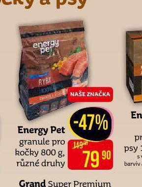 Teta Energy pet granule pro kočky nabídka