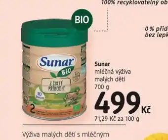 Sunar mléčná výživa