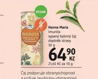 dm drogerie Hanna maria čaj nabídka
