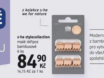 dm drogerie S.he stylecollection malé skřipce nabídka