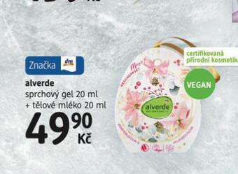 dm drogerie Alverde dárkové balení nabídka