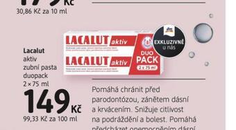 dm drogerie Lacalut aktiv zubní pasta nabídka