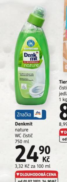 dm drogerie Denkmit nature wc čistič nabídka
