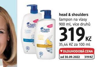 dm drogerie Head&shoulders šampon nabídka