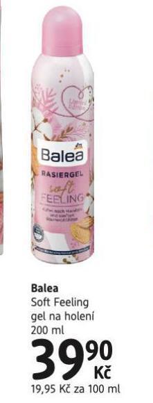 dm drogerie Balea gel na holení nabídka