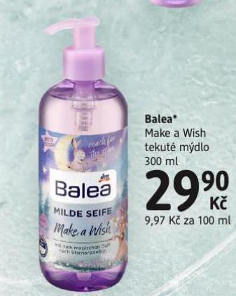 dm drogerie Balea tekuté mýdlo nabídka