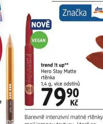 dm drogerie Trend it up rtěnka nabídka