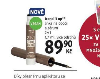 dm drogerie Trend it up linka na obočí a sérum nabídka