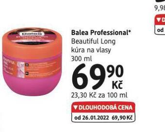 dm drogerie Balea professional kúra na vlasy nabídka