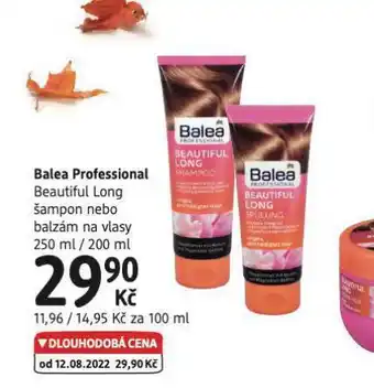 dm drogerie Balea professional šampon, balzám nabídka
