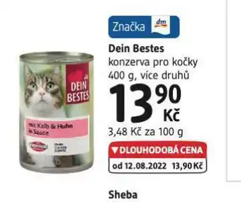 dm drogerie Dein bestes konzerva pro kočky nabídka