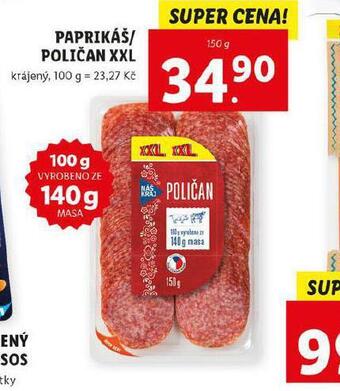 Lidl Paprikáš nabídka