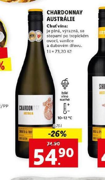 Lidl Chardonnay austrálie nabídka