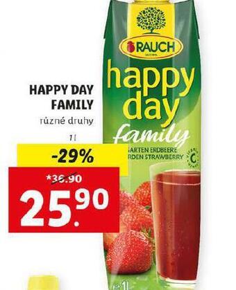 Lidl Happy day family nabídka