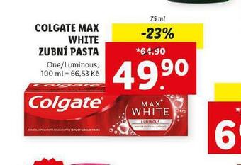 Lidl Colgate max white zubní pasta nabídka