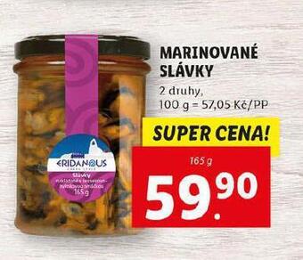 Lidl Marinované slávky nabídka
