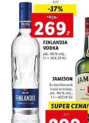 Lidl Finlandia vodka nabídka