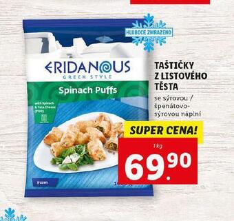 Lidl Taštičky z listového těsta nabídka