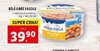 Lidl Bílé obří fazole nabídka