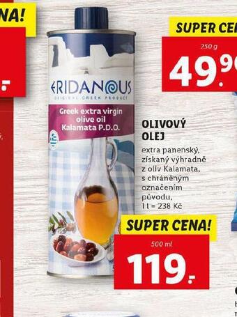 Lidl Olivový olej nabídka