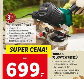 Lidl Bruska pilových řetězů nabídka
