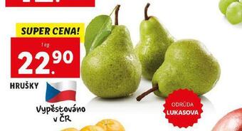 Lidl Hrušky nabídka