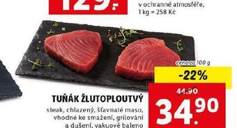Lidl Tuňák žlutoploutvý nabídka
