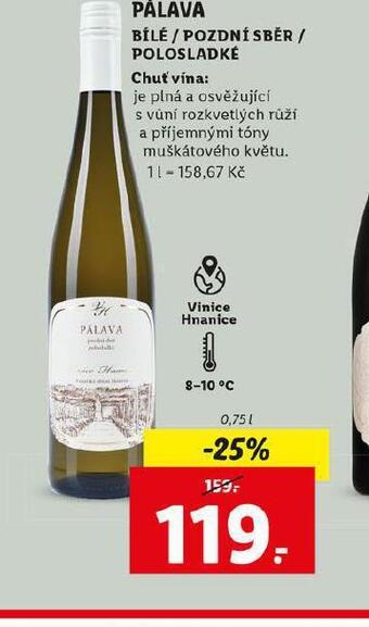 Lidl Pálava nabídka