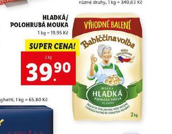Lidl Hladká / polohrubá mouka nabídka