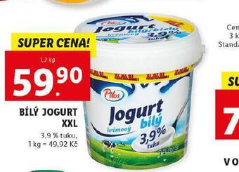 Lidl Bílý jogurt xxl nabídka