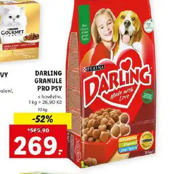 Lidl Darling granule rpo psy nabídka