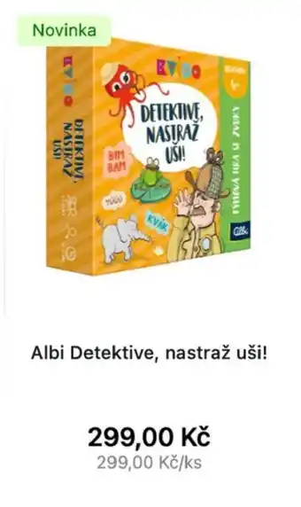 Košík Albi Detektive, nastraž uši nabídka