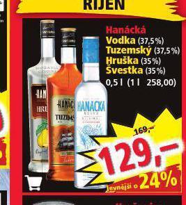 Norma Hanácká vodka nabídka