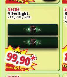 Norma Nestlé after eight nabídka