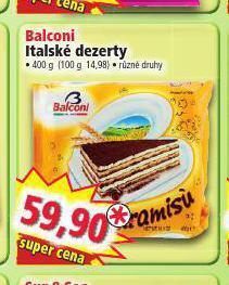 Norma Balconi italské dezerty nabídka