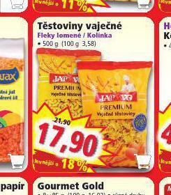 Norma Těstoviny vaječné nabídka