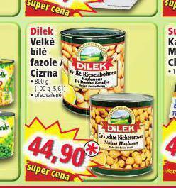 Norma Dilek fazole nabídka