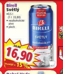 Norma Birell nealkoholické pivo nabídka