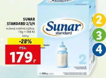 Lidl Sunar standard 2/3/4 nabídka