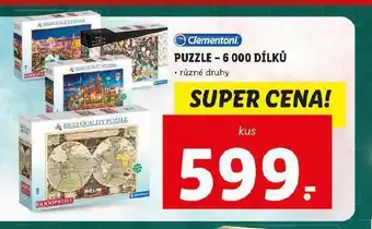 Lidl Puzzle 6 000 dílků nabídka