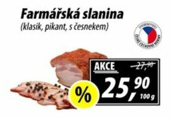 ZEMAN Farmářská slanina 100g nabídka