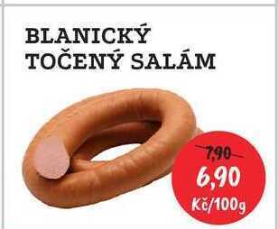 RABBIT řeznictví Blanický točený salám, 100 g nabídka