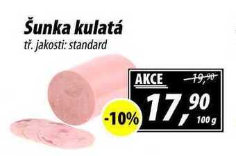 ZEMAN Šunka kulatá tř. jakosti: standard, 100 g nabídka