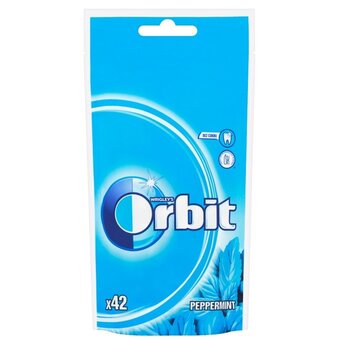 Wrigley's orbit žvýkačky bez cukru s příchutí peppermintu