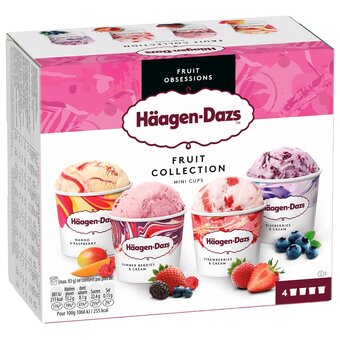 Rohlik.cz Häagen-dazs fruit collect new combi multipack 4×95 ml nabídka