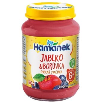 Hamánek ovocná přesnídávka jablko a borůvka